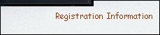 Registration Information